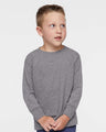 RADYAN® Toddler Fine Jersey Crewneck Long Sleeve Tee - 3302