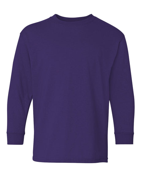 Gildan® Heavy Cotton Youth Crew-Neck Long Sleeve T-Shirt