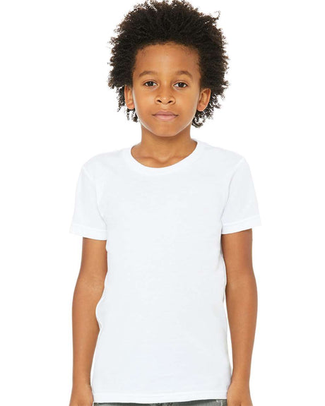 BELLA + CANVAS® Youth Jersey Crewneck Short Sleeve Tee