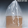 Poly Bag Drawstring, 11" x 16" featuring a strategic 3" Bottom Gusset