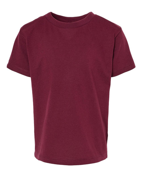 Image 1: Bella Canvas Toddler Jersey Crewneck Short Sleeve TeeImage 2: Soft short sleeve toddler jersey shirtImage 3: Comfortable kids crewneck t-shirtImage 4: Blank toddler tee for custom designsImage 5: Lightweight Bella Canvas children's apparelImage 6: Premium toddler cotton shirt