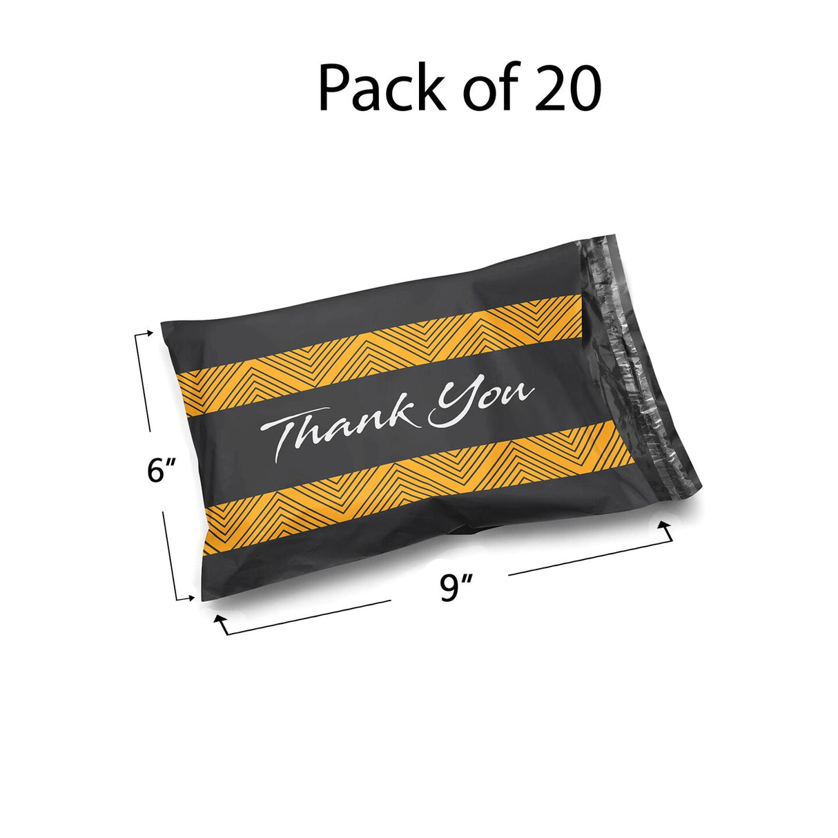 Poly Mailer Envelopes 6" x 9" Multi Design Weight 0.25 to 1 pound