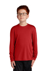 Sport-Tek® Crewneck Long Sleeve T-Shirt for Youth