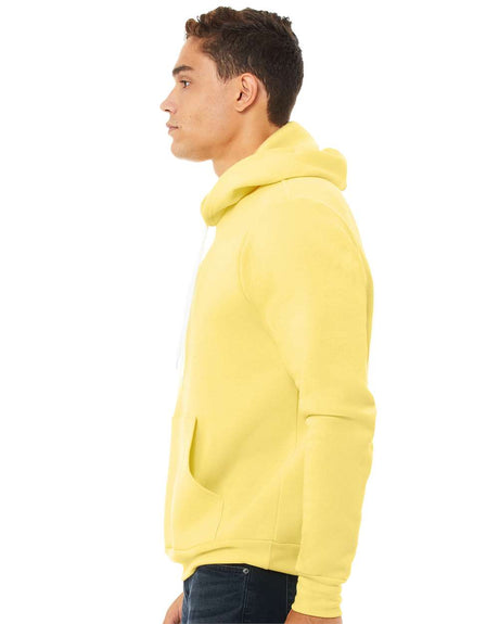 Image 1: Bella Canvas Men's Sponge Fleece HoodieImage 2: Soft fleece men's pullover hoodieImage 3: Premium Bella Canvas men's apparelImage 4: Blank hoodie for custom designsImage 5: Comfortable everyday fleece hoodieImage 6: Casual men's sweatshirt style