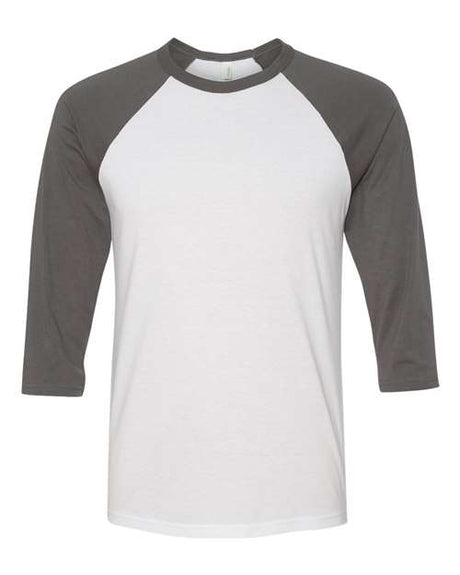 Bella + Canvas Unisex Three-Quarter Sleeve Baseball Tee