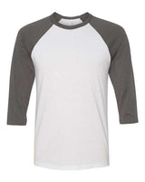 Bella + Canvas Unisex Three-Quarter Sleeve Baseball Tee