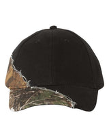 Licensed Camo Barbed Wire Embroidery Cap