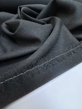Wool Polyamide Suit Fabric Melange Gray