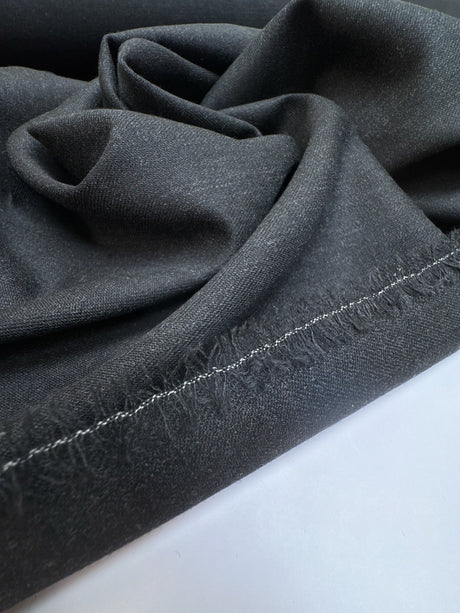 Wool Polyamide Suit Fabric Melange Gray