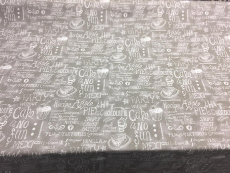 Easy As Pie Almond Waverly Cotton Fabric - Script Print, Almond, 54" Width (1 Yard)