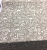 Easy As Pie Almond Waverly Cotton Fabric - Script Print, Almond, 54" Width (1 Yard)