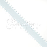 3/8" Double Face Picot Ribbon - 50 Yards (Light Blue)