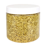 O'Creme Gold Metallic Sugar Rods, 2 lb.