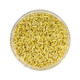 O'Creme Gold Metallic Sugar Rods, 2 lb.