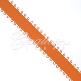 3/8" Double Face Picot Ribbon - 50 Yards (Orange)