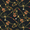 Printed Spandex Saphir Chain Fabric