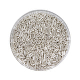 O'Creme Silver Metallic Sugar Rods, 2 lb.