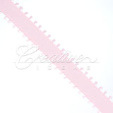 3/8" Double Face Picot Ribbon - 50 Yards (Pink)
