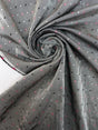 Viscose Jacquard Gray Pink Fabric