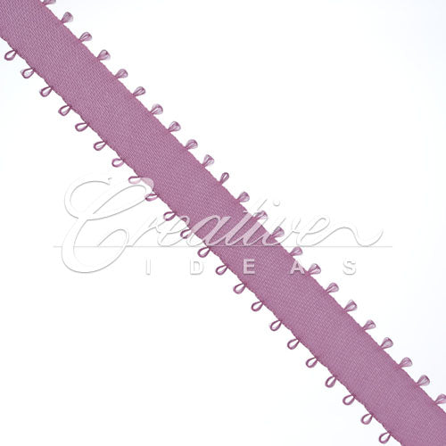 3/8" Double Face Picot Ribbon - 50 Yards (Colonial Rose)