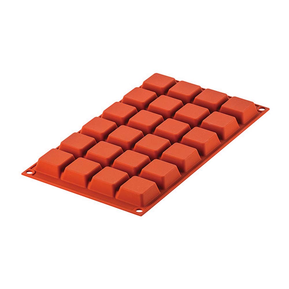 Silikomart Square Silicone Baking Mold, 0.61 oz., 24 Cavities