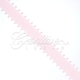 3/8" Double Face Picot Ribbon - 50 Yards (Light Pink)