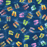 Printed Spandex Flip Flop Tropical