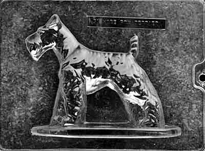 3D Wire Fox Terrier Chocolate Mold - Side A - LPDOG026A