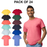 Pack: 24 Gold Soft Touch Short Sleeve Crewneck T-Shirt