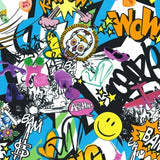 Printed Spandex Bang Bam Pop Art Graphic