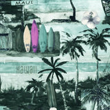 Printed Spandex Surfers Beach Tropical