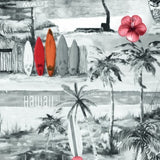 Printed Spandex Surfers Beach Tropical