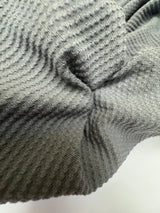 Cotton Elastane Rib Knit Gray