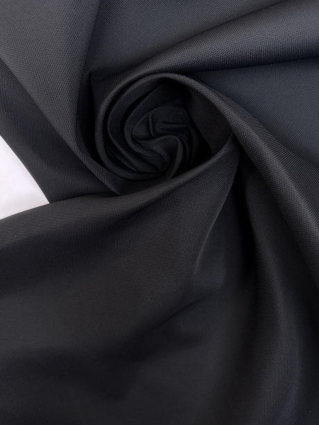 Black Polyamide Polyester Blend Twill