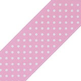 Pink Polka Dot Grosgrain Ribbon