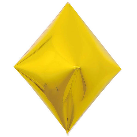 Foil Balloon 18 Inch Chain Diamond Gold
