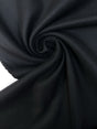 Black Bonded Wool Tweed