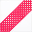 1.5" Shocking Pink Polka Dot Grosgrain Ribbon