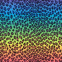 Printed Spandex Mini Leo Ombre Horiz