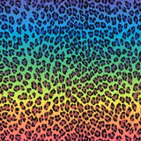 Printed Spandex Mini Leo Ombre Horiz