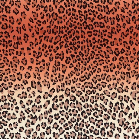 Printed Spandex Mini Leo Ombre Horiz