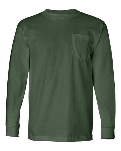 Bayside® USA-Made Long Sleeve Pocket T-Shirt