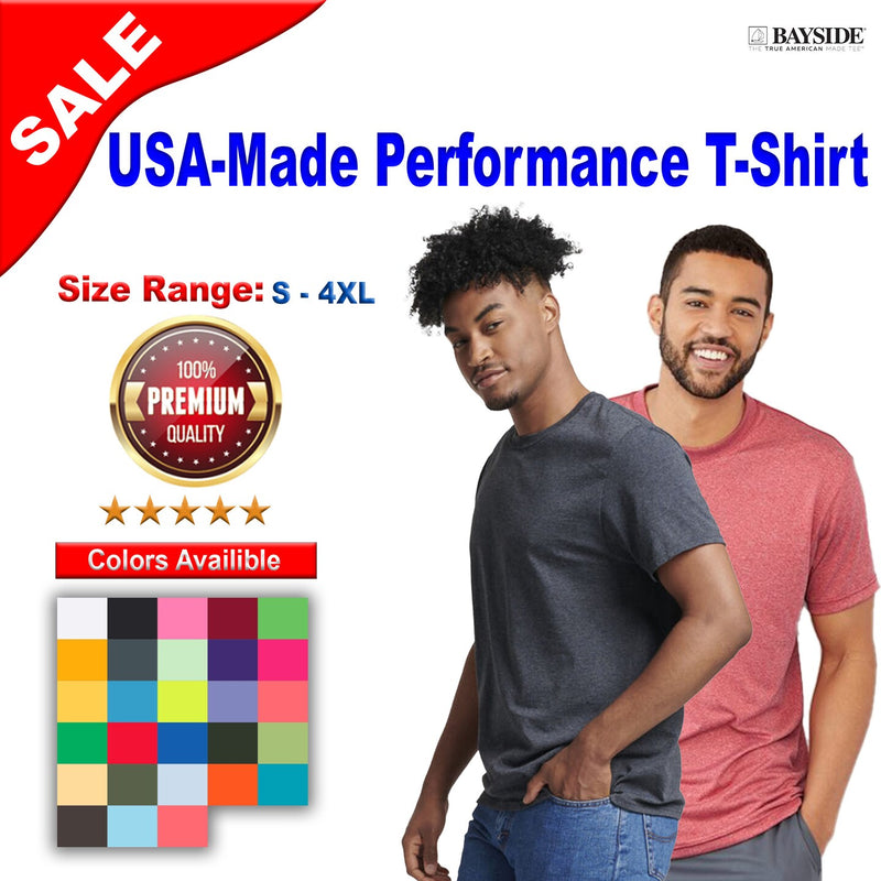 Bayside® USA-Made Performance T-Shirt
