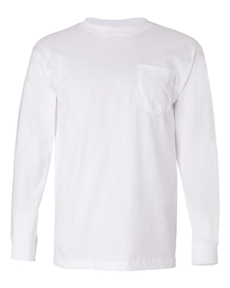 Bayside® USA-Made Long Sleeve Pocket T-Shirt