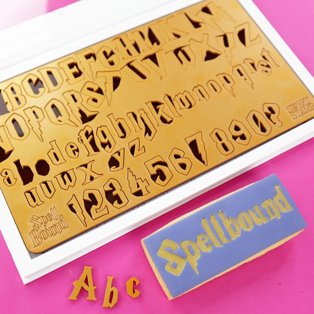 Sweet Stamp Set of Spellbound Upper & Lower Case Letters and Numbers