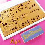 Sweet Stamp Set of Spellbound Upper & Lower Case Letters and Numbers