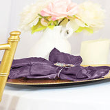 10 Pieces Wisteria Pintuck Taffeta Chair Sashes with Elegant Square Pattern 9.5x108 inches