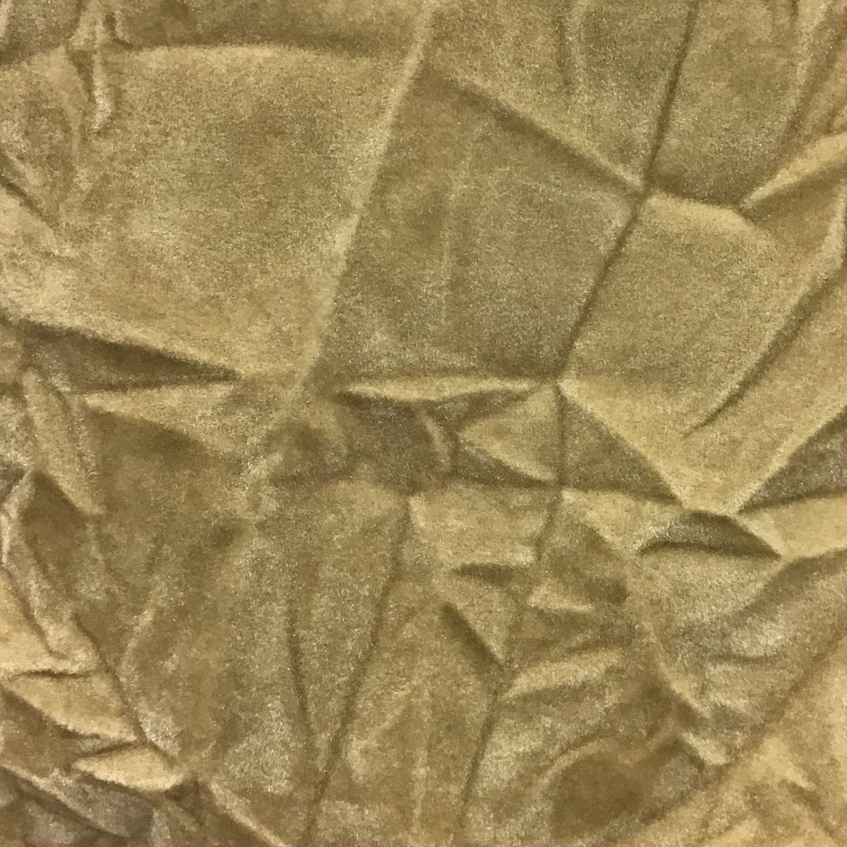 Tan Flocking Crushed Velvet Upholstery Fabric,