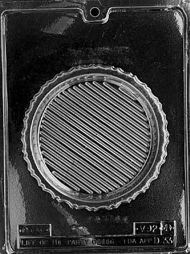 Crystal Round Box Chocolate Mold - Bottom - LPD033B