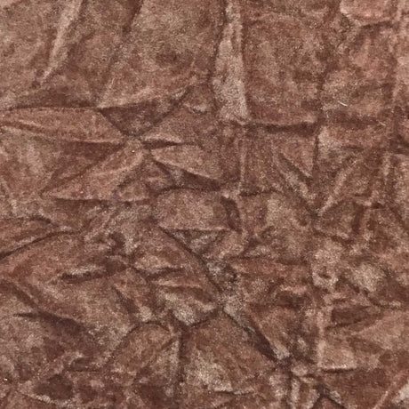 Rust Flocking Crushed Velvet Upholstery Fabric